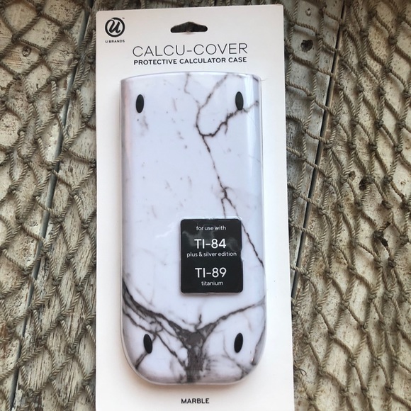 U Brands Other - Calcu cover NIP Marble Design TI-84 TI-89